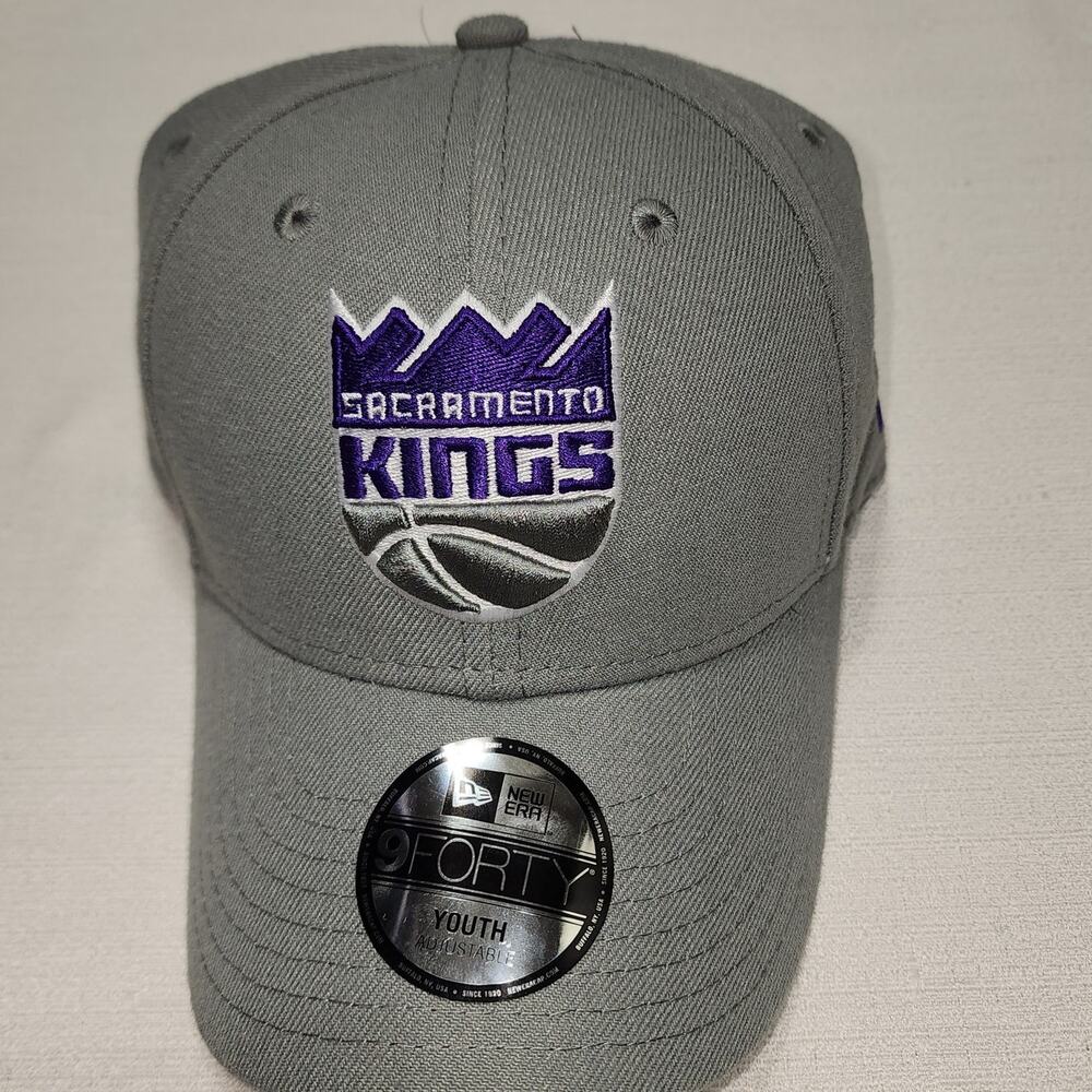 Sacramento Kings New Era gray youth Hat adjustable